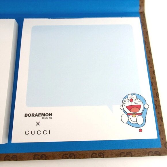 Authentic GUCCI Doraemon Memo Pad Notebook Novelty stationery paper [Used] - Picture 7 of 8
